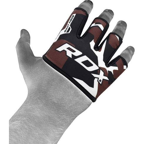RDX 4B Brown Weight Lifting Grips
